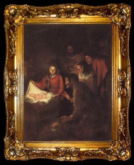 framed  Bartolome Esteban Murillo Adoration of the Shepherds, ta009-2